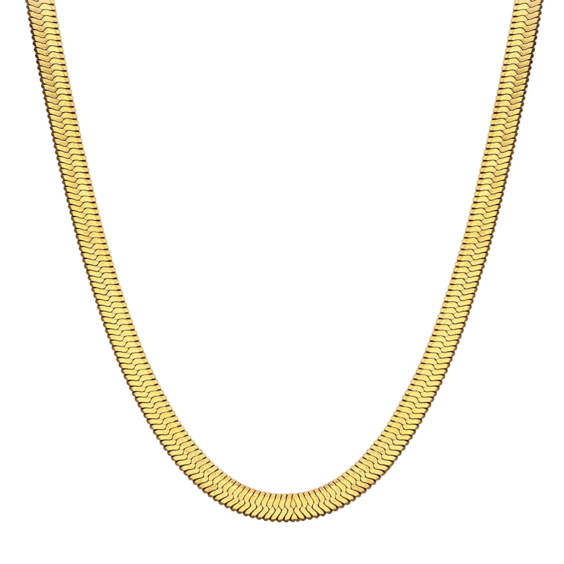 Gold Herringbone Chain