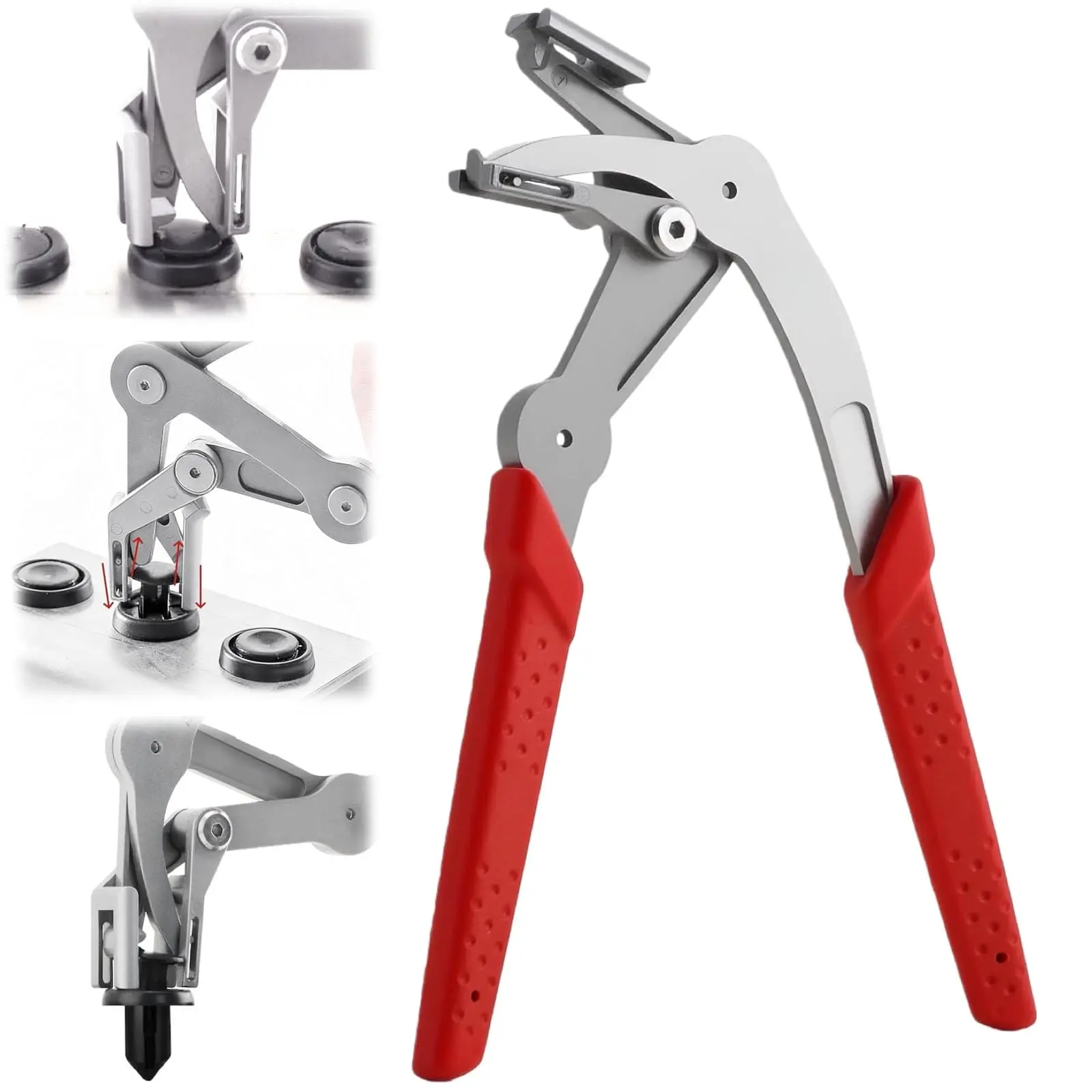 No Damage Car Trim Clip Removal Pliers, Universal Fastener Puller Tool for Door Panels, Bumpers, Fenders, Easy to Use for DIY Mechanics and Auto Enthusiasts