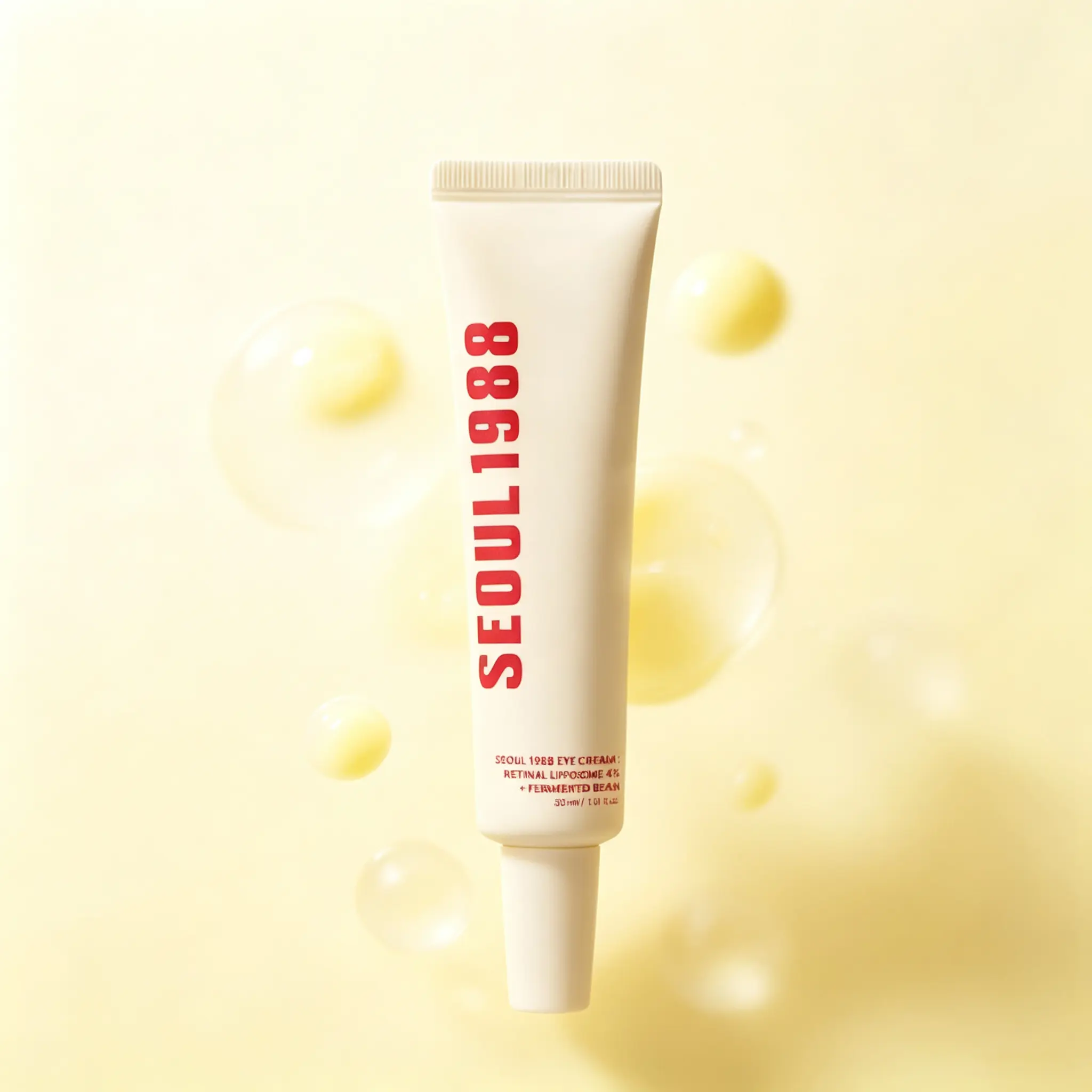 K-SECRET SEOUL 1988 Retinal Eye Cream – Formulated with Advanced Retinal Liposome 4% and Fermented Bean for Dark Circles and Fine Line Care | Korean Skincare, 30ml / 1.01 fl oz
