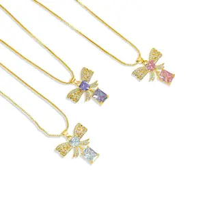 Fantasy Bow Necklace for Women - Elegant and Chic