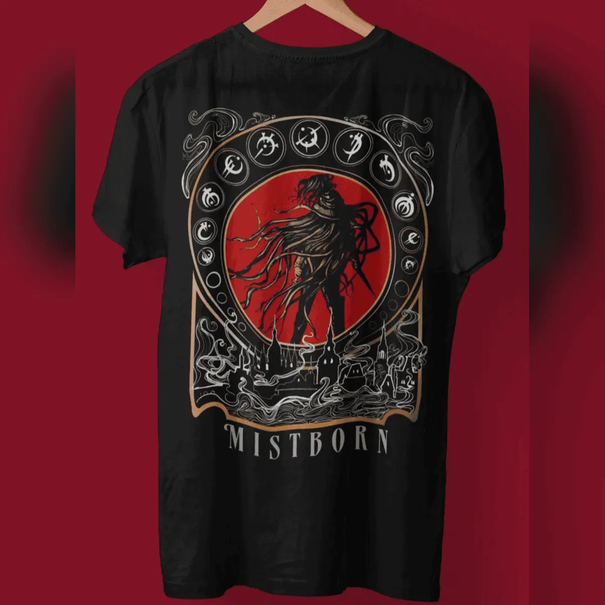 Mistborn By Brandon Sanderson Shirt High Fantasy Shirt Gift For Fan Booktok Lightweight Cotton Tee
