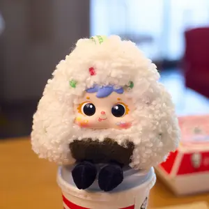 Samuel Blind Box Plush Figures, food Series Cute Doll, Toys, Kawaii Action Figures for Birthday & Holiday Single Box (1 of 7 Styles) Christmas