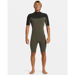 Quiksilver | 2/2mm Everyday Sessions GBS Short Sleeve Spring Suit | Stretch Fit Full-Zip | Everyday Wear