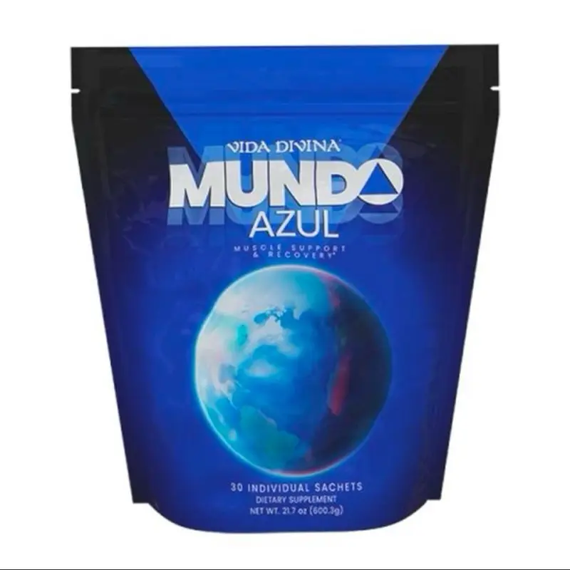 Vida Divina Mundo Azul Energy - 30 Individual Sachets, Premium Nutritional Supplements for Health & Energy, Natural Detox & Immune Support