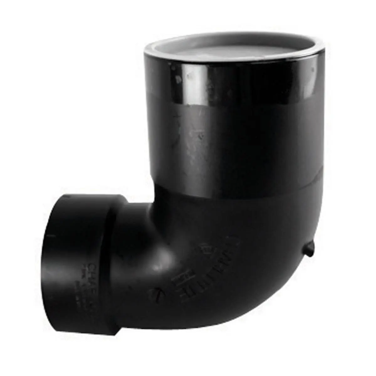 212 MAIN Charlotte Pipe Schedule 40 4 Hub x 3 in. Dia. Spigot ABS Elbow, Lead-Free, NSF Listed Water Pipe
