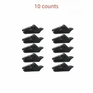 Durable Outdoor Tent Clips, Clamps for Securing Tents, Basic Camping Accessories, Set of 10, Essential Gear for Hiking and Backpacking