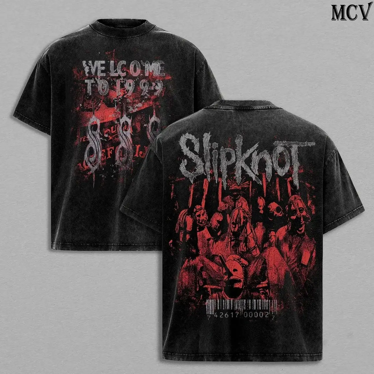 Vintage Slipknot Welcome to 1999 25th Anniversary Tee – Slipknot Vintage Washed T-Shirt, Hoodie & Sweatshirt | Nu Metal | Alternative Metal | Debut Album 25 Years Celebration Music Graphic Tee | Heavy Cotton Unisex Oversized Streetwear Top Z0B