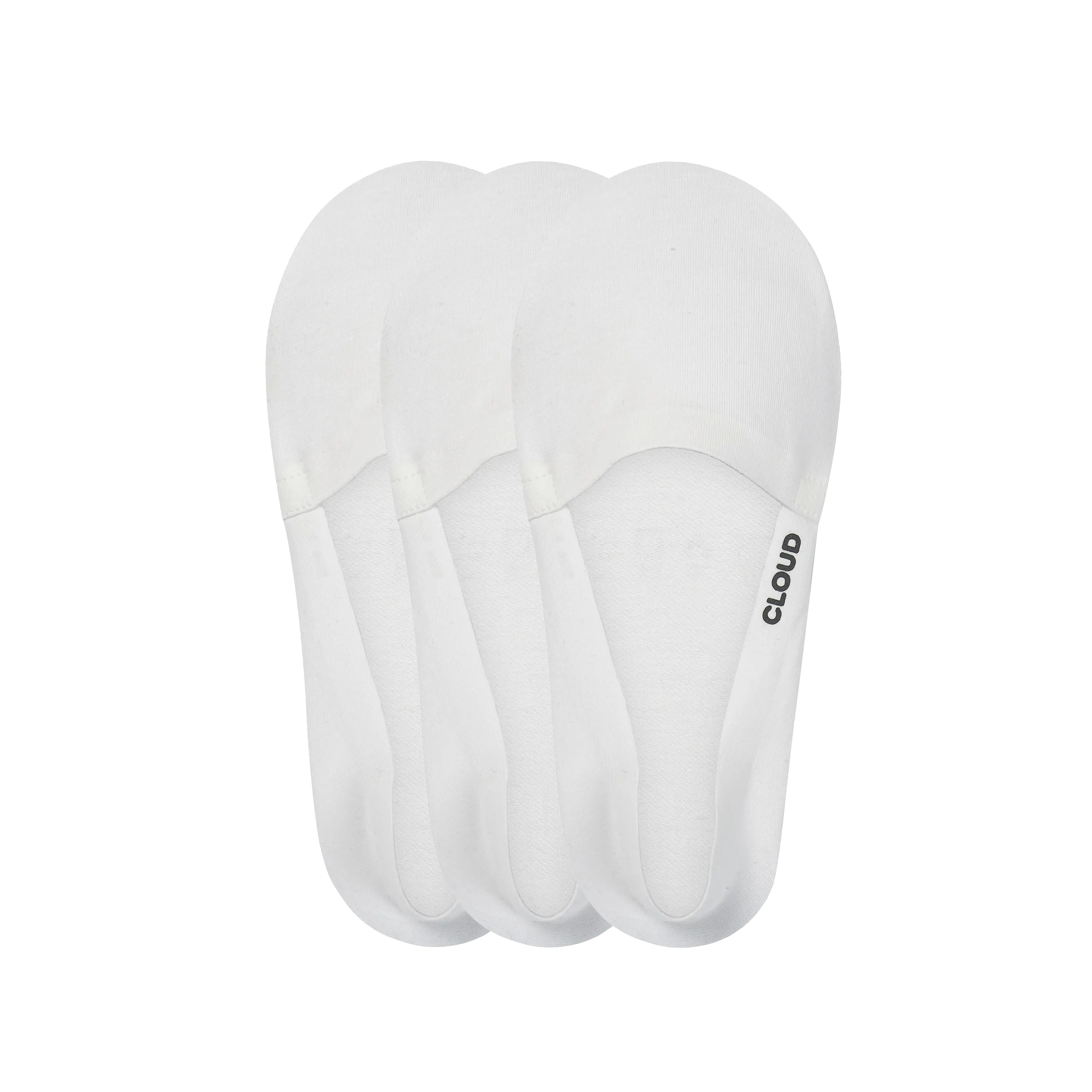 Organic Terry No Show Socks 3-Pack
