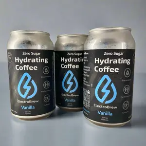 Electrolyte Coffee Vanilla 6 Pack of 12 oz Cans Electrobrew