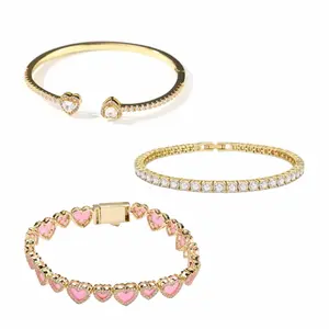 Sweet Heart Bracelet Stack