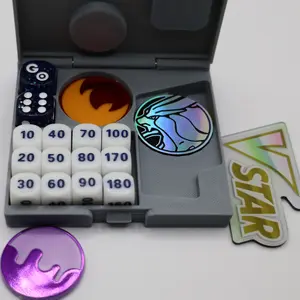 STAR Pokémon TCG Dice Organizer - Essential Accessory for Managing Dice in Pokémon Trading Card Game - Helps Maintain Order During Gameplay Sessions