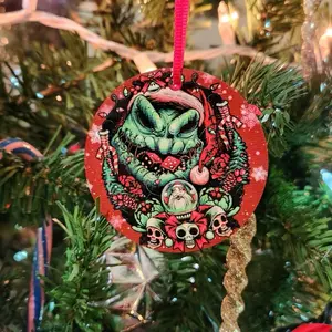 Christmas ornament nightmare before Christmas | jack and sally | oogie boogie | stocking stuffer | ornament