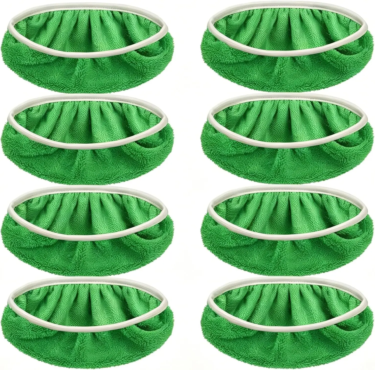 8Pcs Microfiber Mop Refills - Reusable, Washable Wet/Dry Covers Compatible with Swiffer Sweeper Flat Mop (Handle & Cleaner Not Included) for Household Room Home Care,floor mop