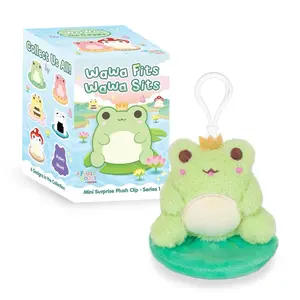 Cuddle Barn PlushGoals - Wawa Fits Wawa Sits Series 1 Plush Bag Clips, Blind Box, Mystery Box