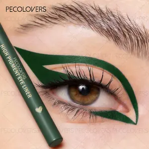 1pc Eyeliner Gel Pen, Waterproof and Long-Lasting, Rich Colors and High Color Rendering, Natural and Smooth Texture, Multicolor Eyeliner Pen, Eye Cosmetics