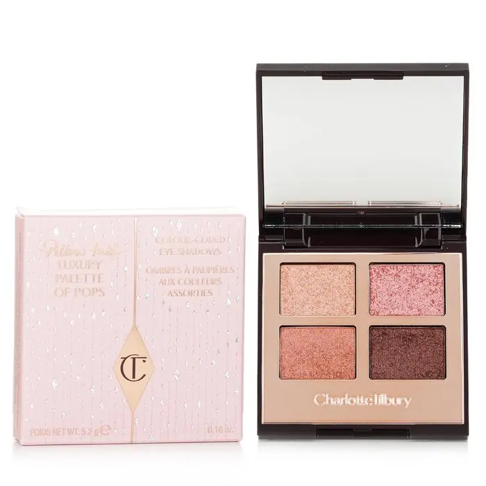 Charlotte Tilbury Luxury Eyeshadow Palette Of Pops - # Pillow Talk, Bronze, All Over Glimmer, Glossy, Silky Finish, Pearl