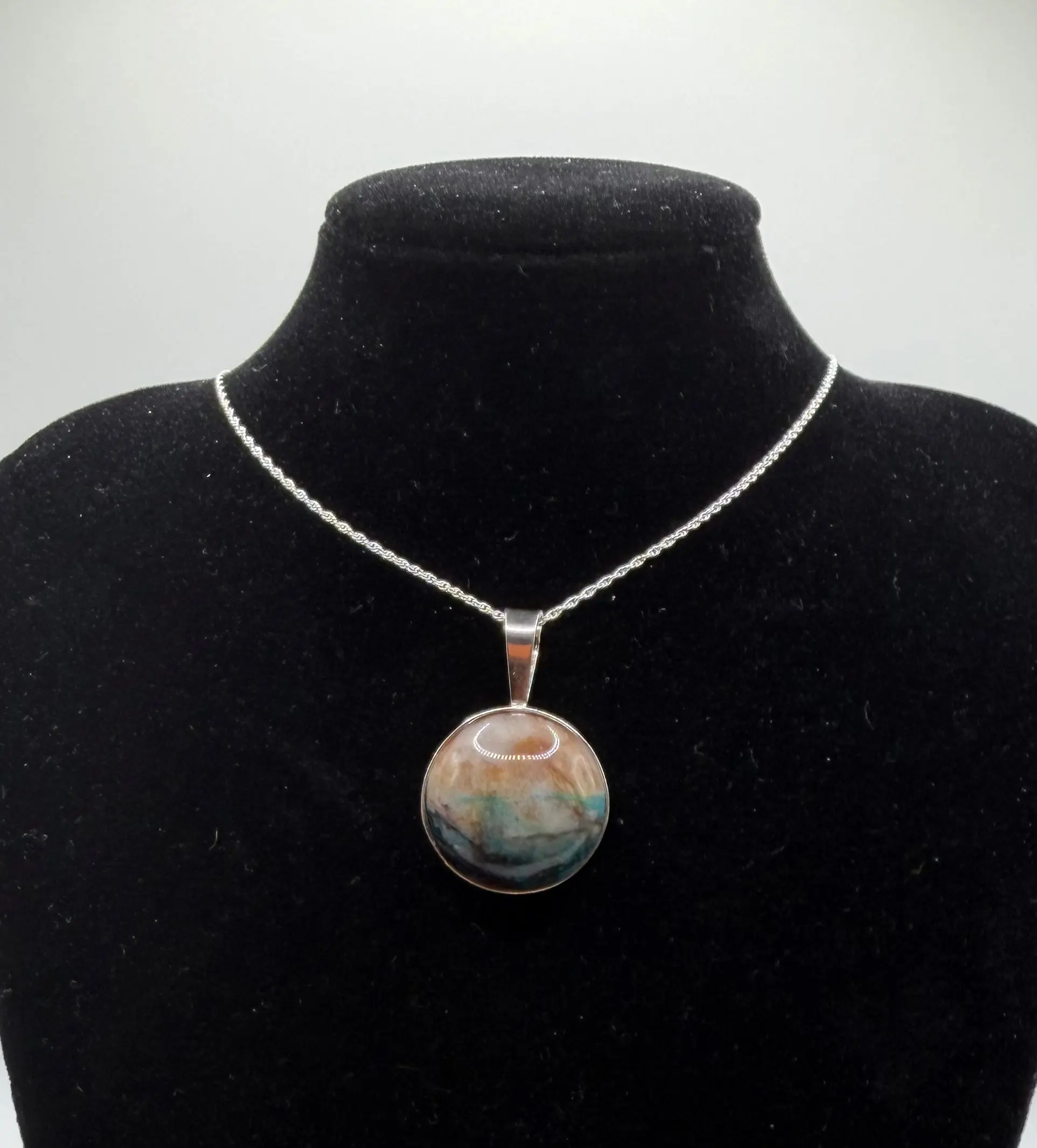 20mm Quantum Quattro Pendant in Sterling Silver – Handcrafted in Maine