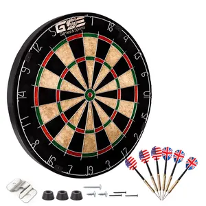 18" Professional Self-Healing Bristle Dart Board Games Set