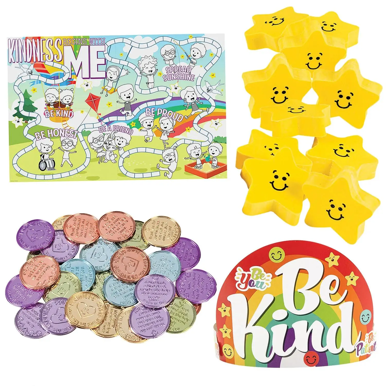 Acts of Kindness Classroom Learning Challenge Kit with Prizes for 24