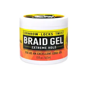AllDay Locks Extreme Hold Braid Gel 15 oz