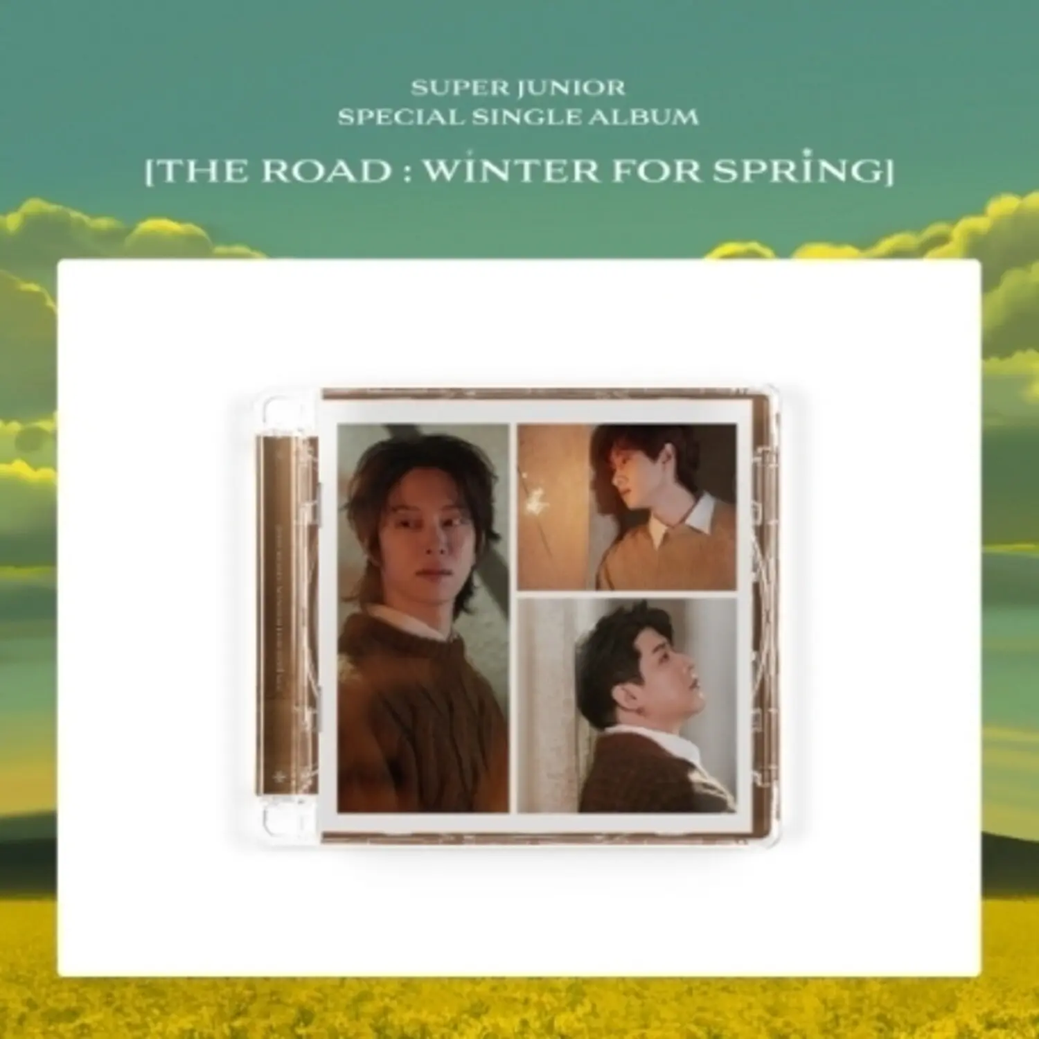 Super Junior - The Road: Winter For Spring (C Version Limited) Korean Import Pressing Music CD (Sm Entertainment Kr), Includes 16pg Booklet, 4pg Lyric Paper, Photocard + Poster (Band Asia Import)