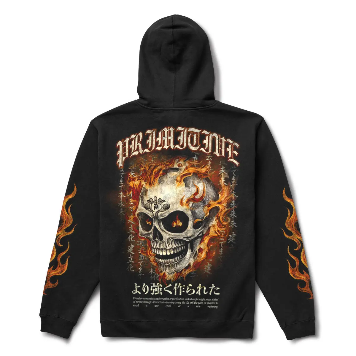 Primitive Clothing Men's Boxy Fit Pullover Hoodie Afters