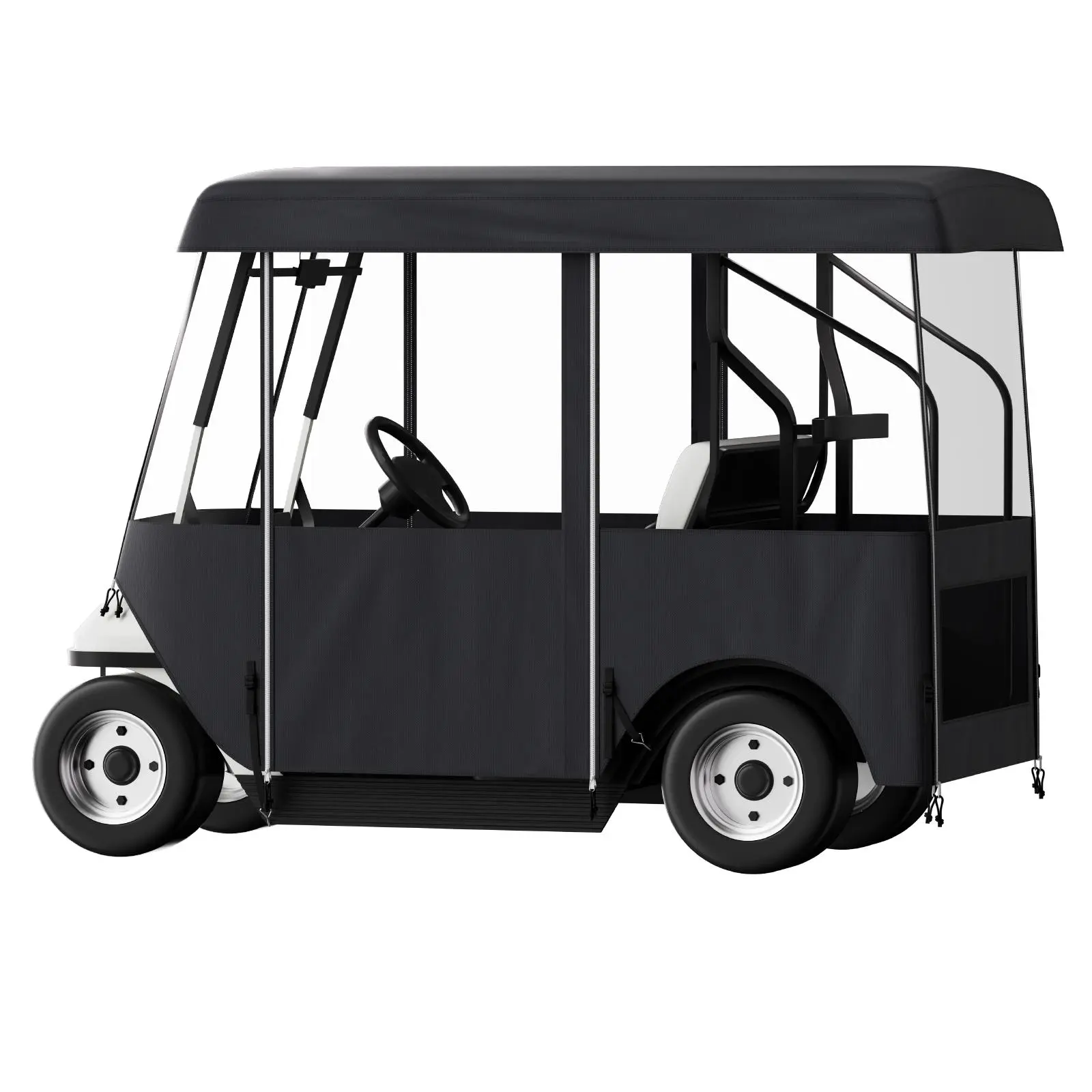 【SummerFinds】VEVOR Golf Cart Enclosure 86'',  , 4-Person Golf Cart Cover, 4-Sided Fairway Deluxe, 300D Waterproof Driving Enclosure with Transparent Windows, Fit for 4-Seat EZGO, Club Car, Yamaha Carts