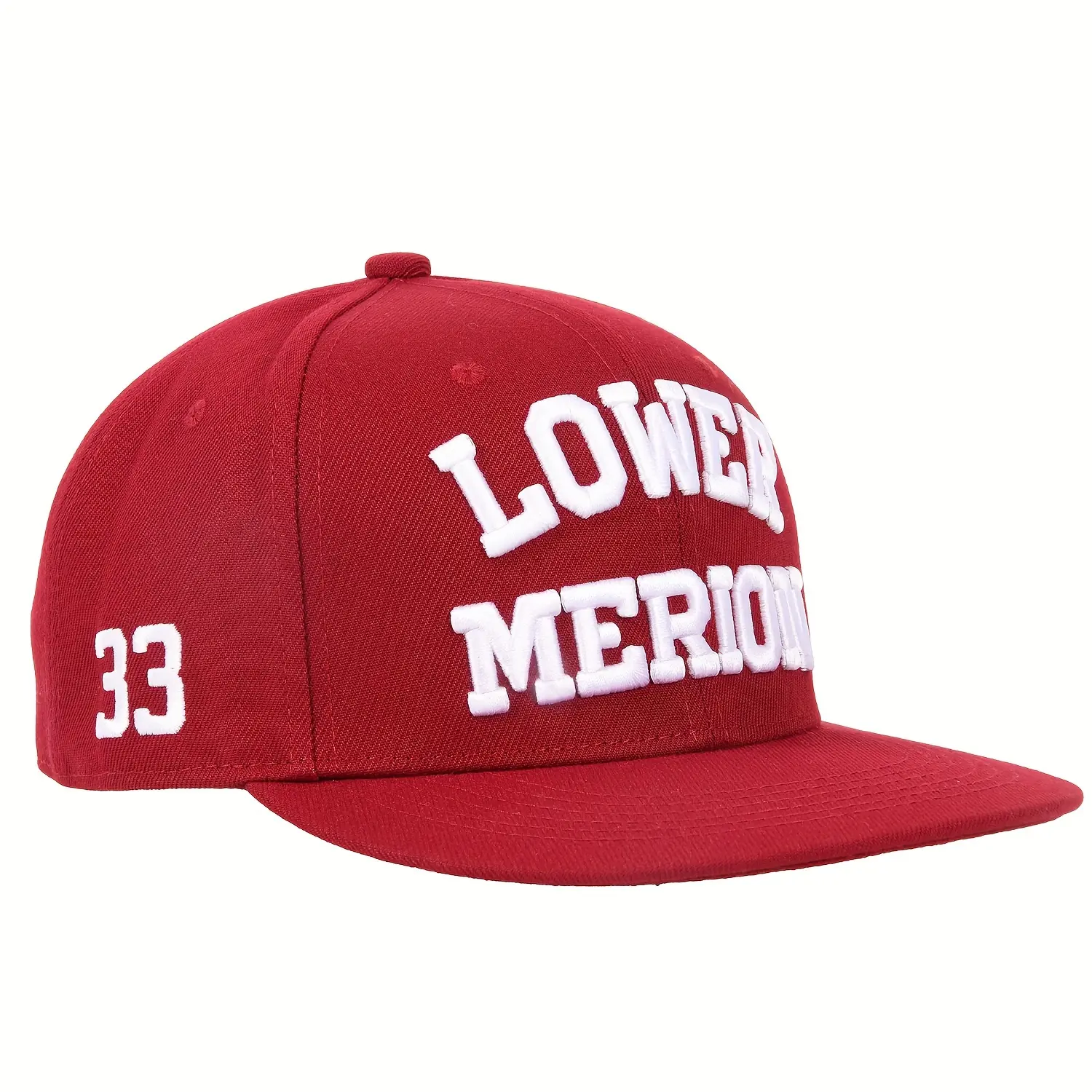 Baseball Cap Burgundy Hip Hop Hat For Men Women, 3D Embroidered Dad Cap, Adjustable Outdoor Sport Cap 90s Retro, Breathable And Comfortable