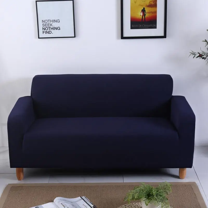Solid Color Sofa Cover, Stretch Sofa Cover, 1 Count Elastic Sofa Slipcover, Dustproof Sofa Protector for Home Living Room Bedroom, Home Decor