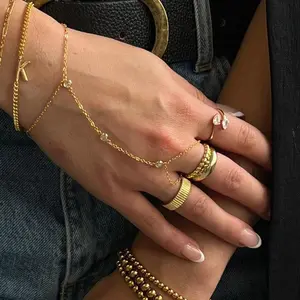 Gold Bracelets for Women,Dainty Bracelets Set for Women Trendy, Gold Bracelets Stack With Beaded, Cuban, Paperclip, Heart, Snake, Rope, Pearl, Cross, Hand Chain, Silver Jewelry Gifts for Women