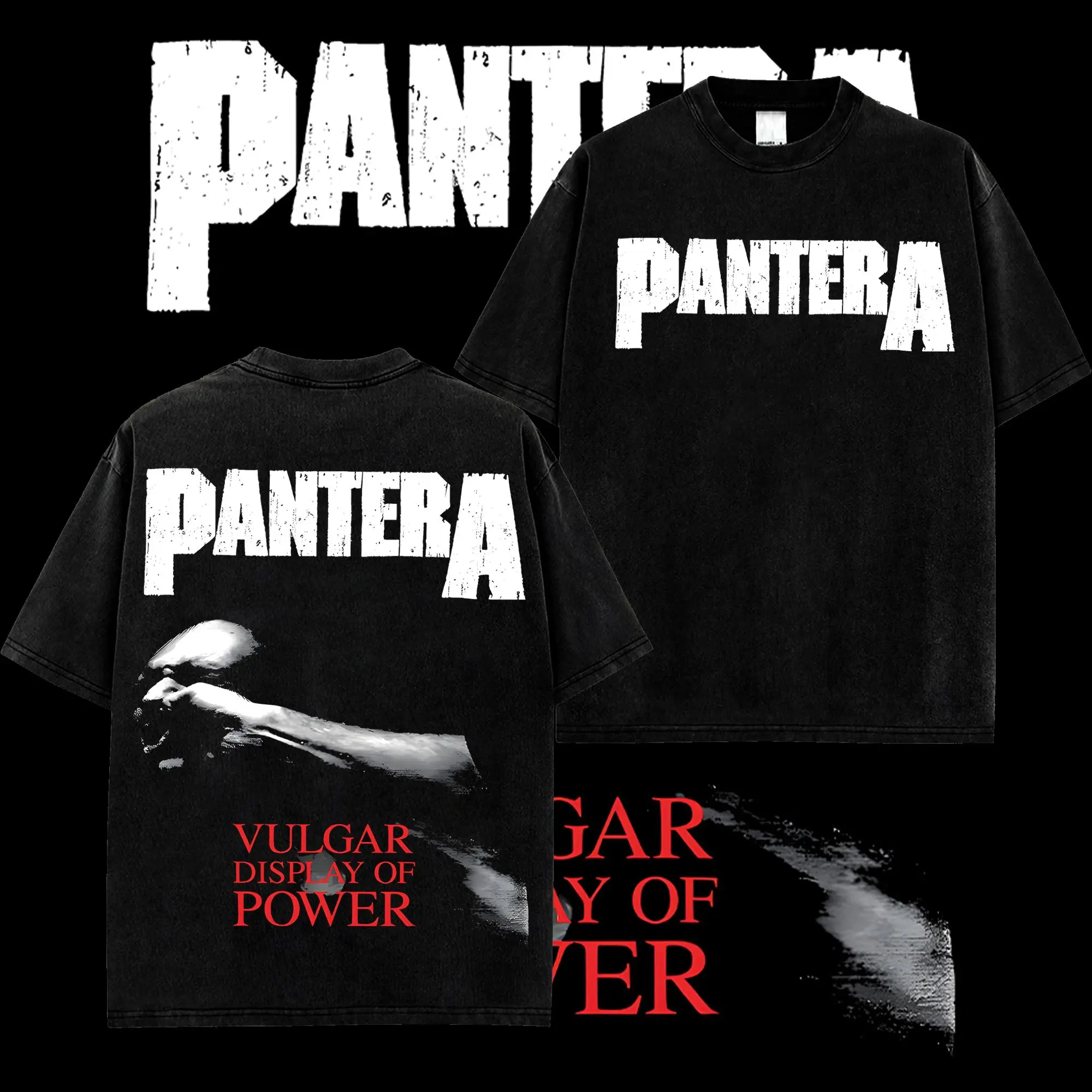[$$$ROCKLIFE] Pantera "Walk" Vulgar Display of Power Retro Unisex 100% Cotton  Hoodie T-Shirt – 90s Records Rock Groove Metal Cotton Washed Tee, Groove Metal Rock Band Washed Shirt, Oversized Vintage Tee, Heavy Metal Merch, Gift for Rock Fans