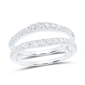 1/2Ctw-Dia Ana M Enhancer Ring (3.25 grams)