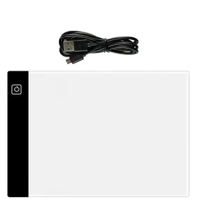 A5 Ultra Thin Portable Light Box USB Power Artcraft Tracing Light Pad for Drawing Stationery Organizer Pouch