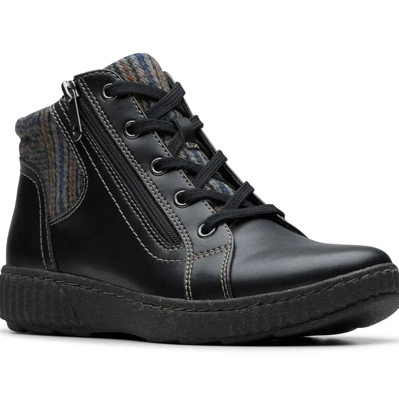Clarks Collection Leather Ankle Boots -Caroline Spice