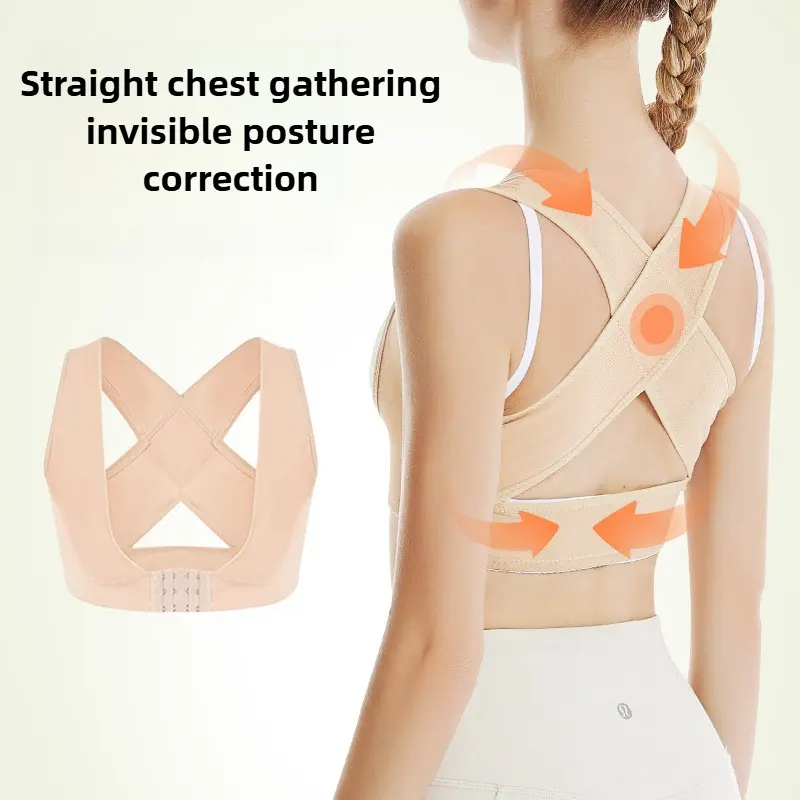 Adults' Invisible Posture Corrector Belt - Lightweight Breathable, Widened Side Wings, Fixes Back & Shoulder Issues, Prevents Hunchback, Ideal for Work, Walks, Outdoors (Sports & Outdoor Leisure Equipment)