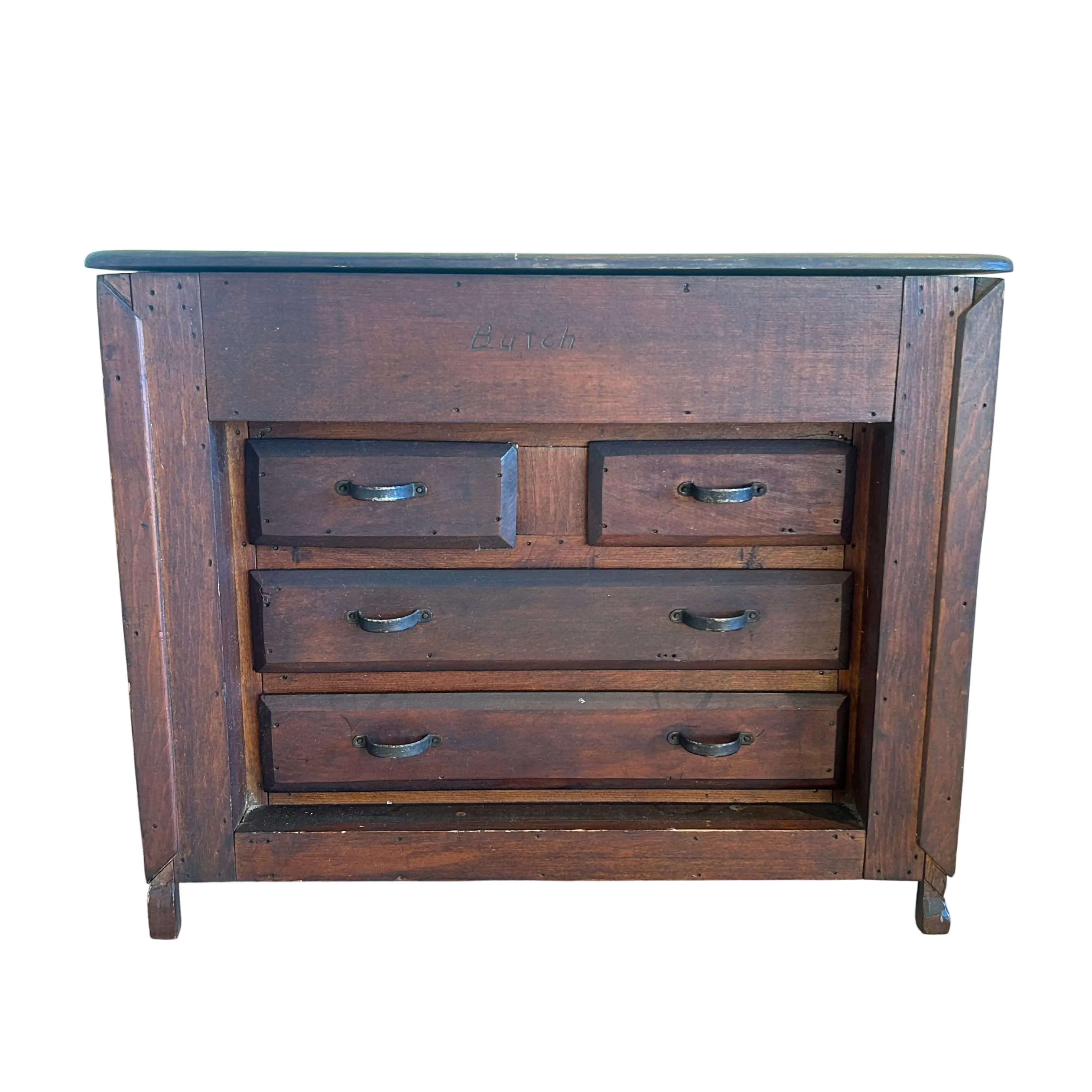 Vintage Wood Jewelry Chest