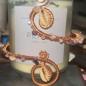 Love spell copper arm cuff