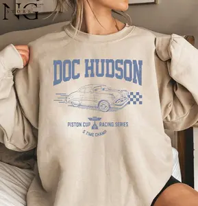 Doc Hudson Cars On The Road Shirts, Disneyland Cars Movie Sweatshirt, Cars Character Cartoon Doc Hudson Tee
