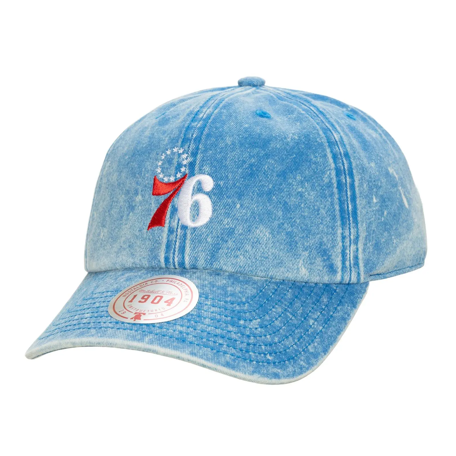 Philadelphia 76ers Royal Legendary Strapback Adjustable Hat NBA Throwback Cap Fan Gear Mitchell & Ness