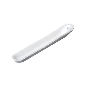 Ceramic Crucible Long Ash Dish 80mm, Chemical Ceramic High Temperature Labware, Heat Resistant, Acid Resistant, Corrosion Resistant