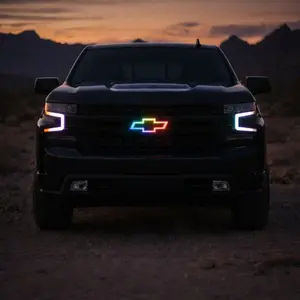 LIGHTING TRENDZ Chevrolet Illuminated Color Changing Bowtie Logo Emblem with Bluetooth Remote