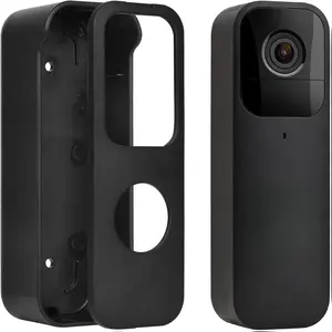 Adhesive Door Mount Compatible with Blink Video Doorbell, No-Drill Mounting Bracket, Accessories for Blink Doorbell Security System - Black