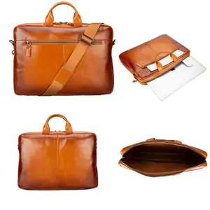 Ashton Premium MacBook Leather Sleeve and Bag