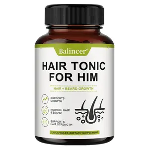 Balincer Hair Health Supplement , ​​Supports Hair Health and Beard Health, 120 Capsules
