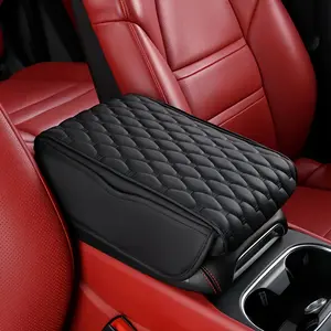 Car Center Console Armrest Protector, Plaid Pattern Car Armrest Protective Pad, Universal Car Armrest Box Booster Guard Pad, Boyfriend Gift, Car Stuff, Car Organization
