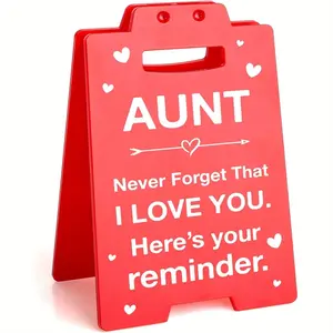 Aunt Birthday Gifts From Niece Nephew, Valentine's Day Gifts for Aunt, Mother's Day Wedding Anniversary Presents, I Love You Aunt Sign