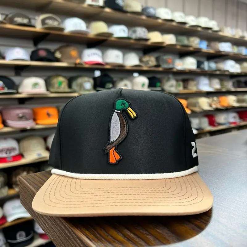 24.7 Duck Rope Hat - Black/Tan