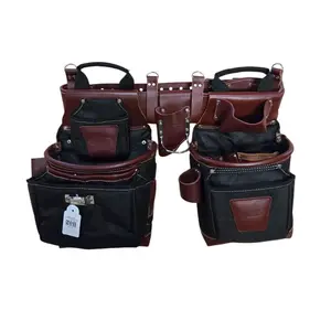 Black Nylon 13 Pocket Framers Tool Pouch