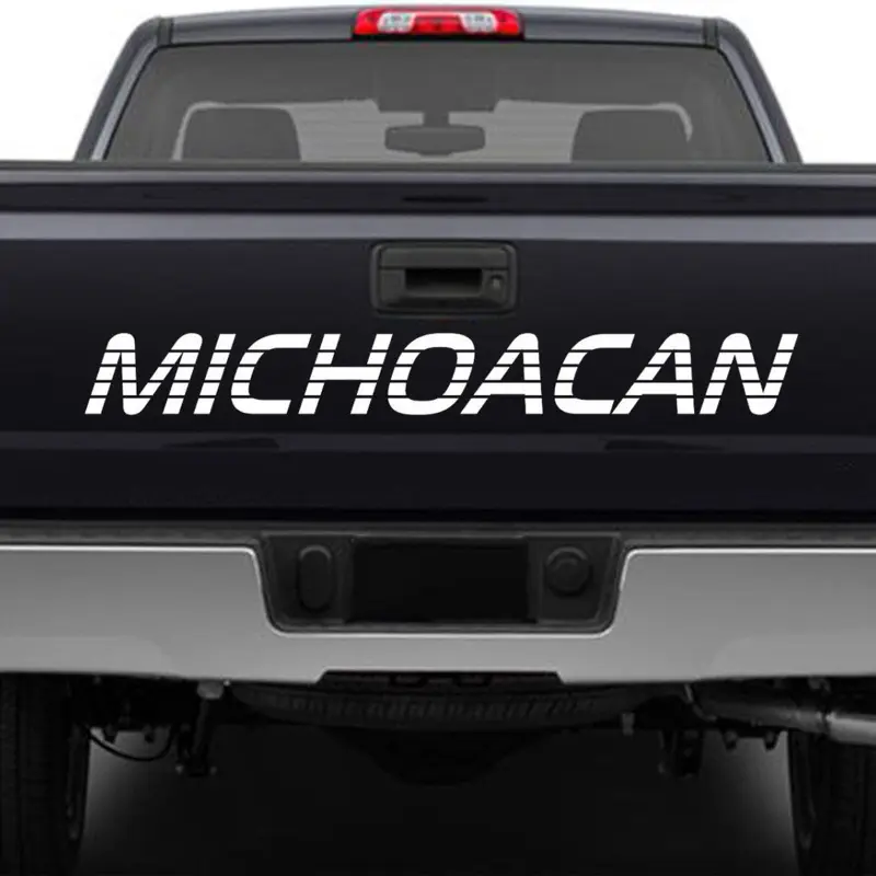 Michoacan Car Decal - Oracal 651 Permanent Vinyl - Easy Installation - 10 Year Lifespan - Wet/Dry Method Available - Truck Decal Decals Personalized