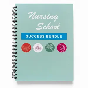 Jethami Nursing School Success Bundle, Ultimate Nursing Notes Study Guide Nclex RN Prep Book Essentials for LPN Students Planner